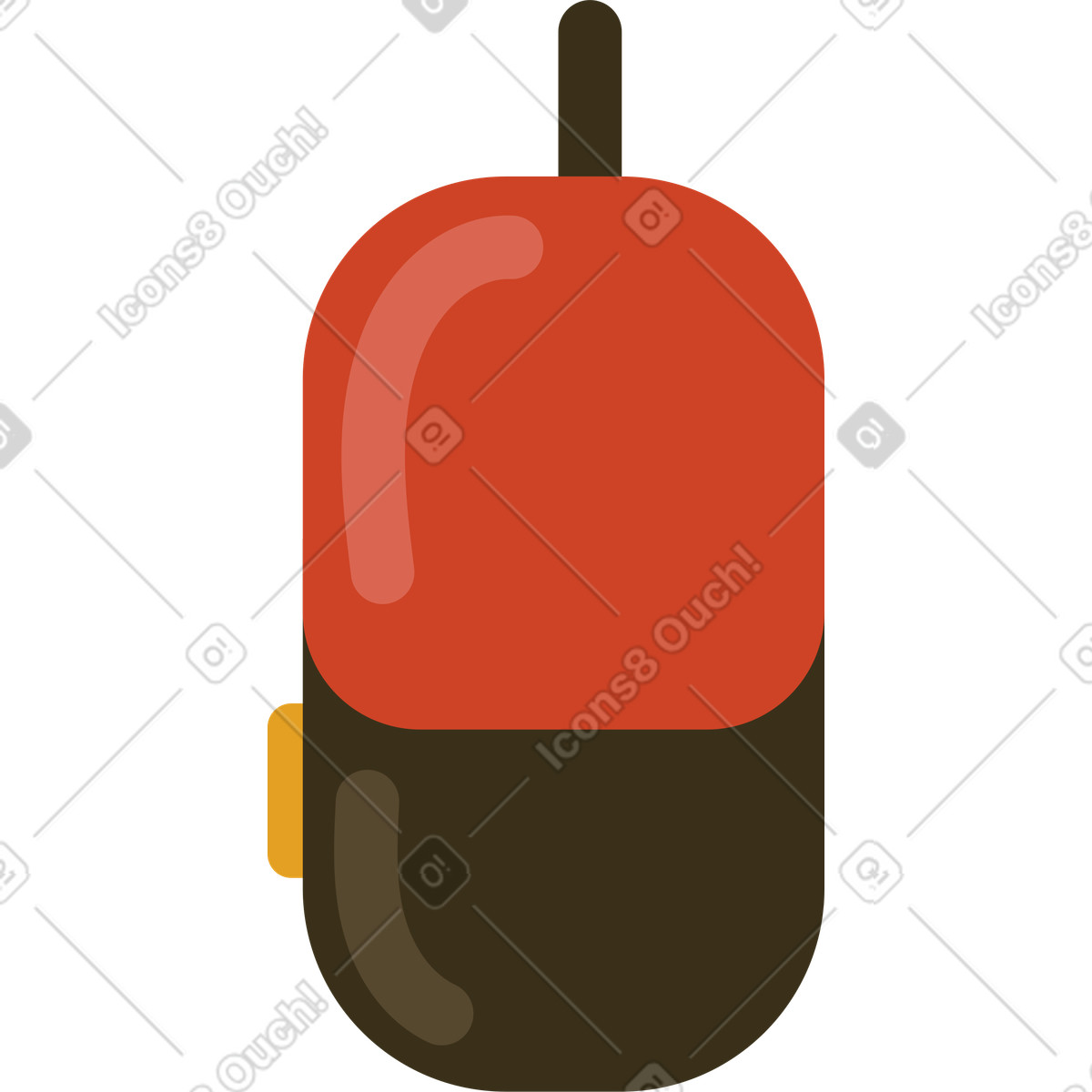 School bag illustrazione in stile Arabica scarica in PNG, SVG