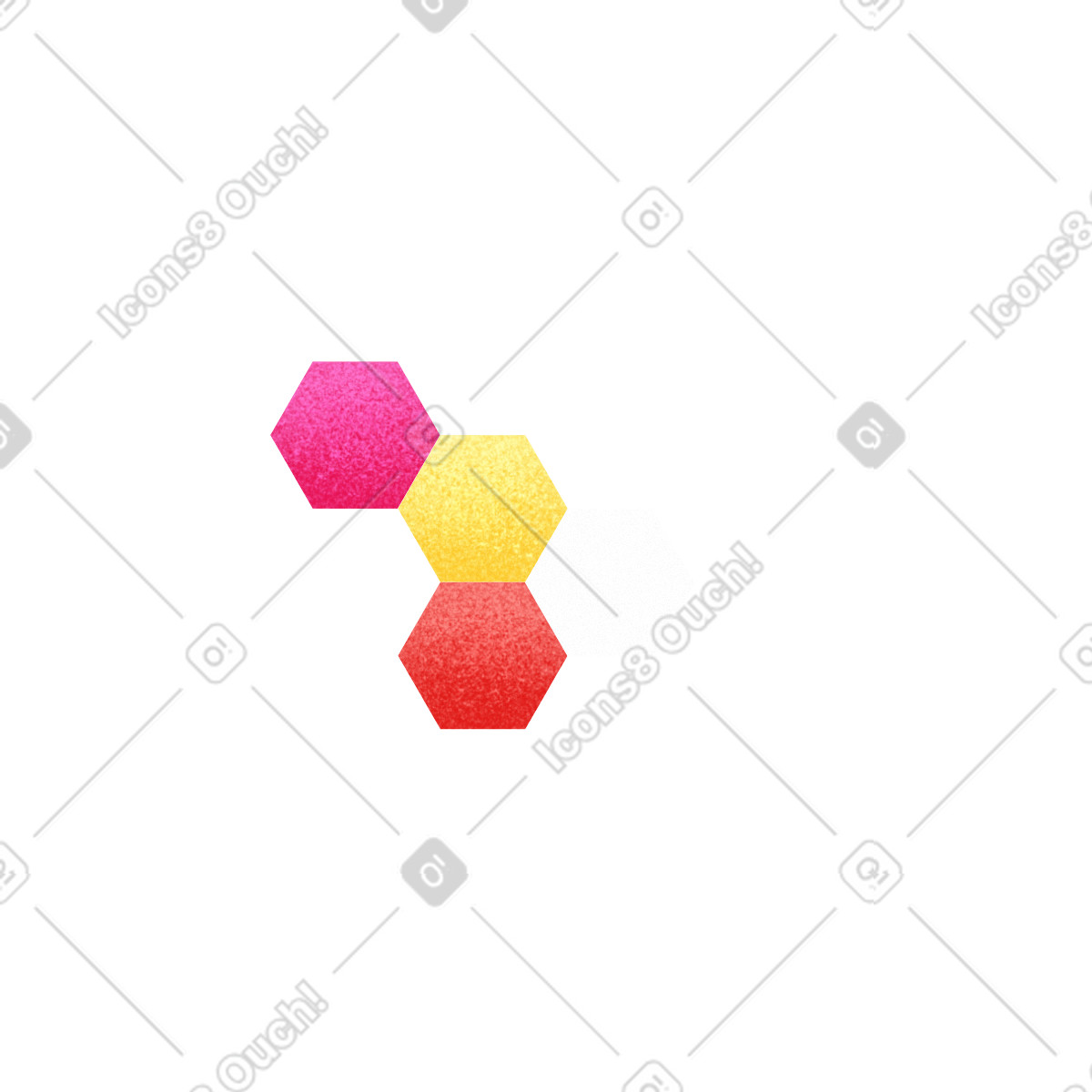 Multicolored chemical elements-Illustration im Willowy-Stil als Download in PNG, SVG
