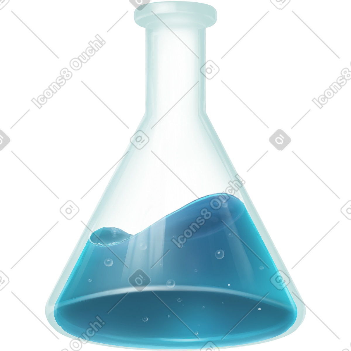Laboratory flask-Illustration im Props-Stil als Download in PNG, SVG
