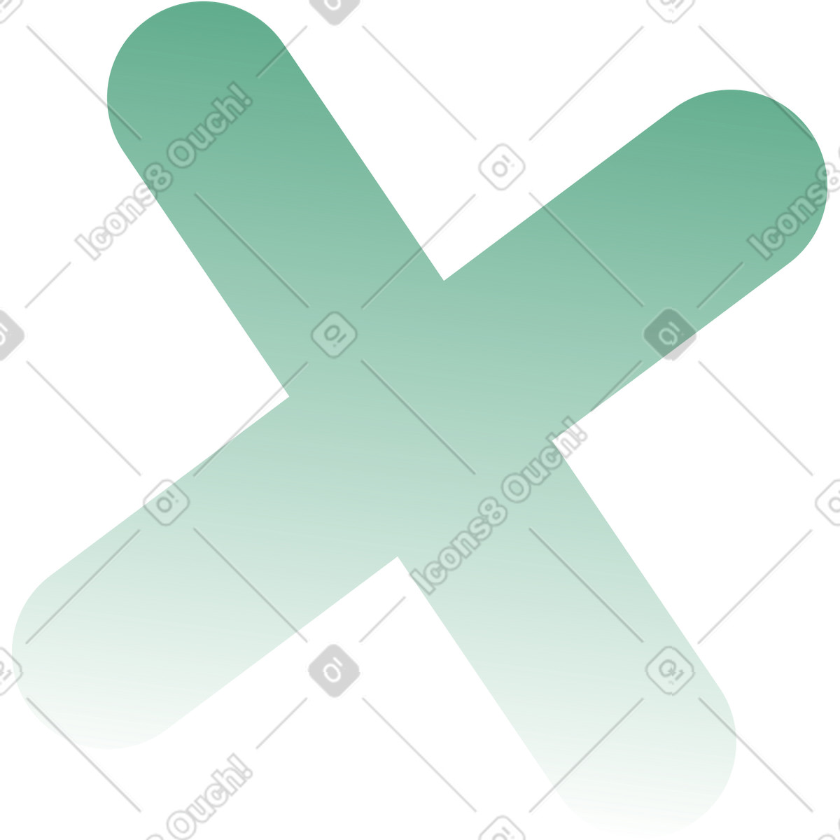 Ilustraci&oacute;n Cross en estilo Network a descargar en PNG y SVG