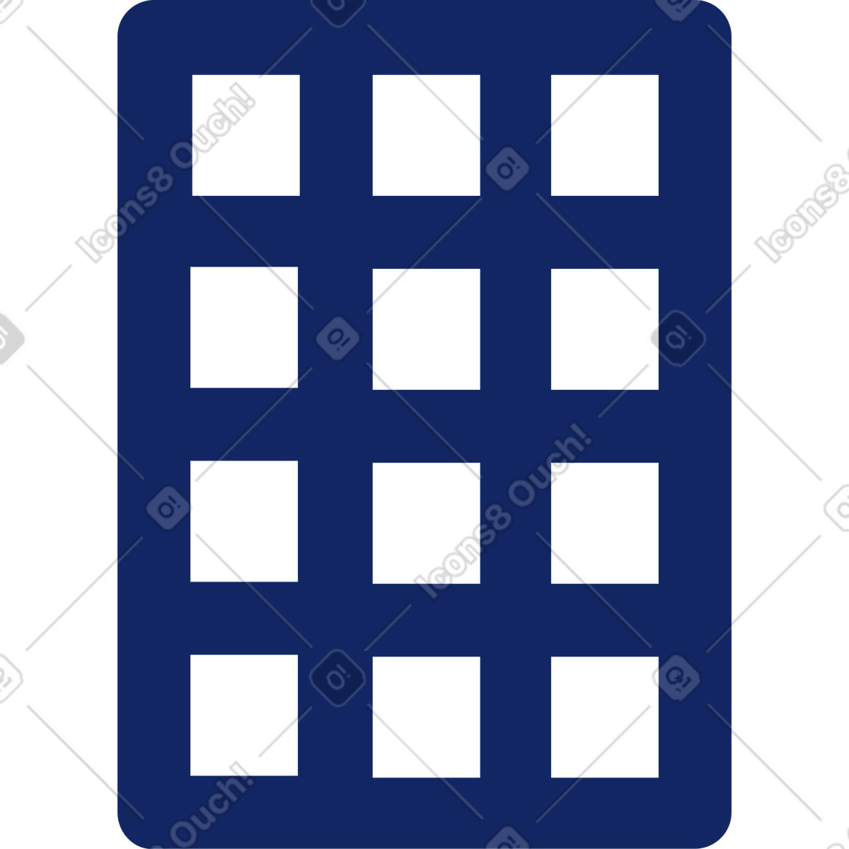 Ilustración Botones en estilo Cyborg a descargar en PNG y SVG