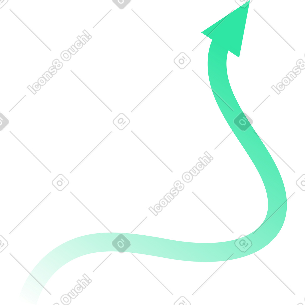 Flecha illustration in Lucent style download in PNG, SVG