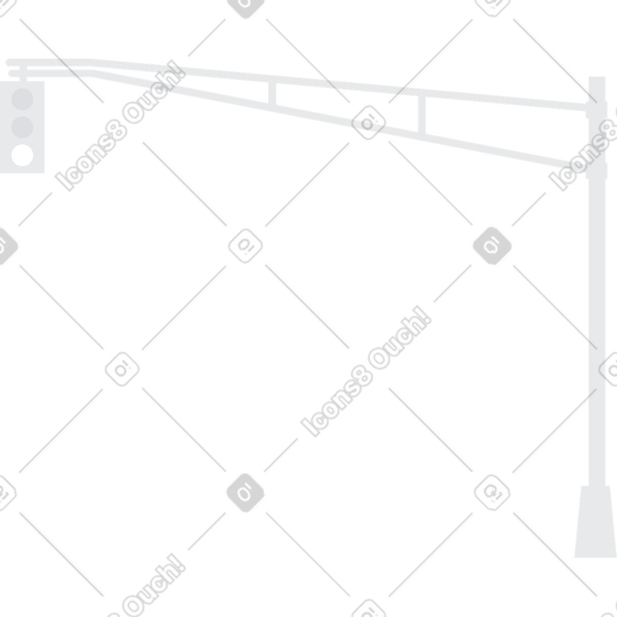 Semafori illustrazione in stile Urban scarica in PNG, SVG