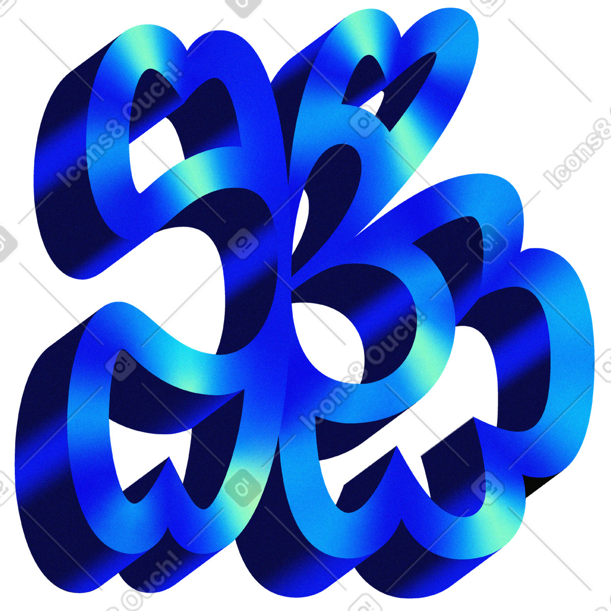 Type スタイルの 文字b のイラストをPNG、SVG形式でダウンロード