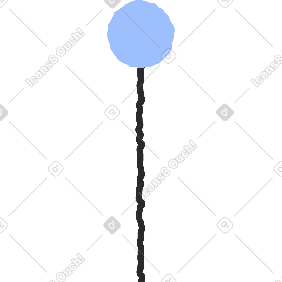 Pablo 스타일의 꽃 일러스트레이션 PNG, SVG 다운로드