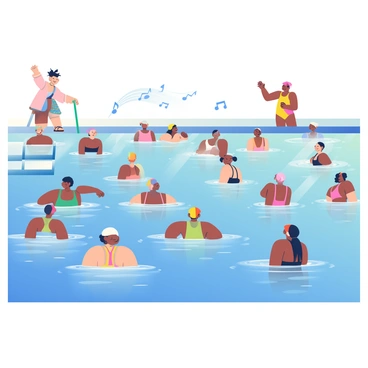 Swimming aerobics