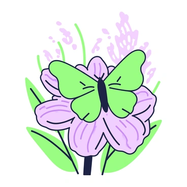A butterfly with wings shaped like a bow tie resting on a flower