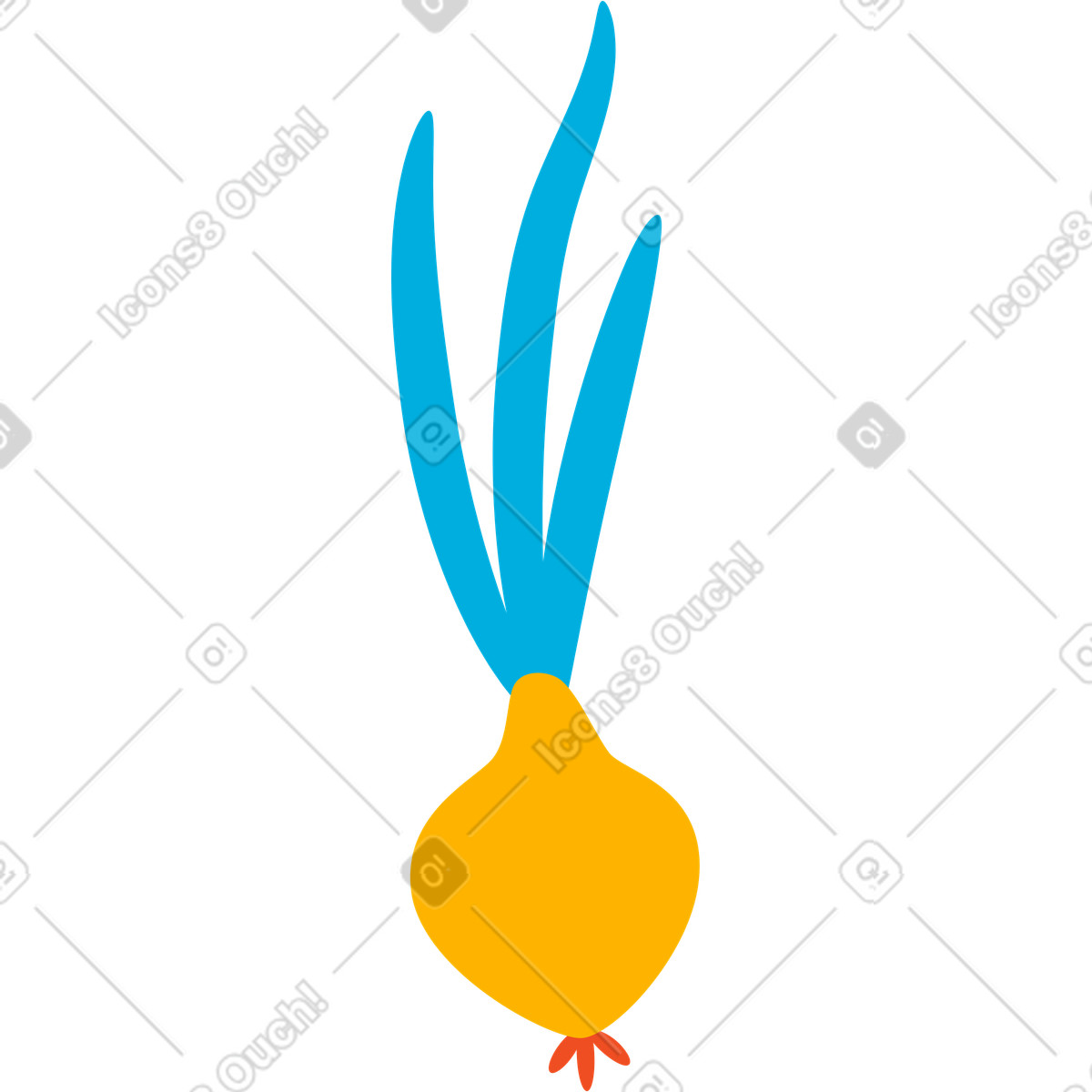下载 Flame 风格的 洋葱 插画，支持 PNG、SVG 格式