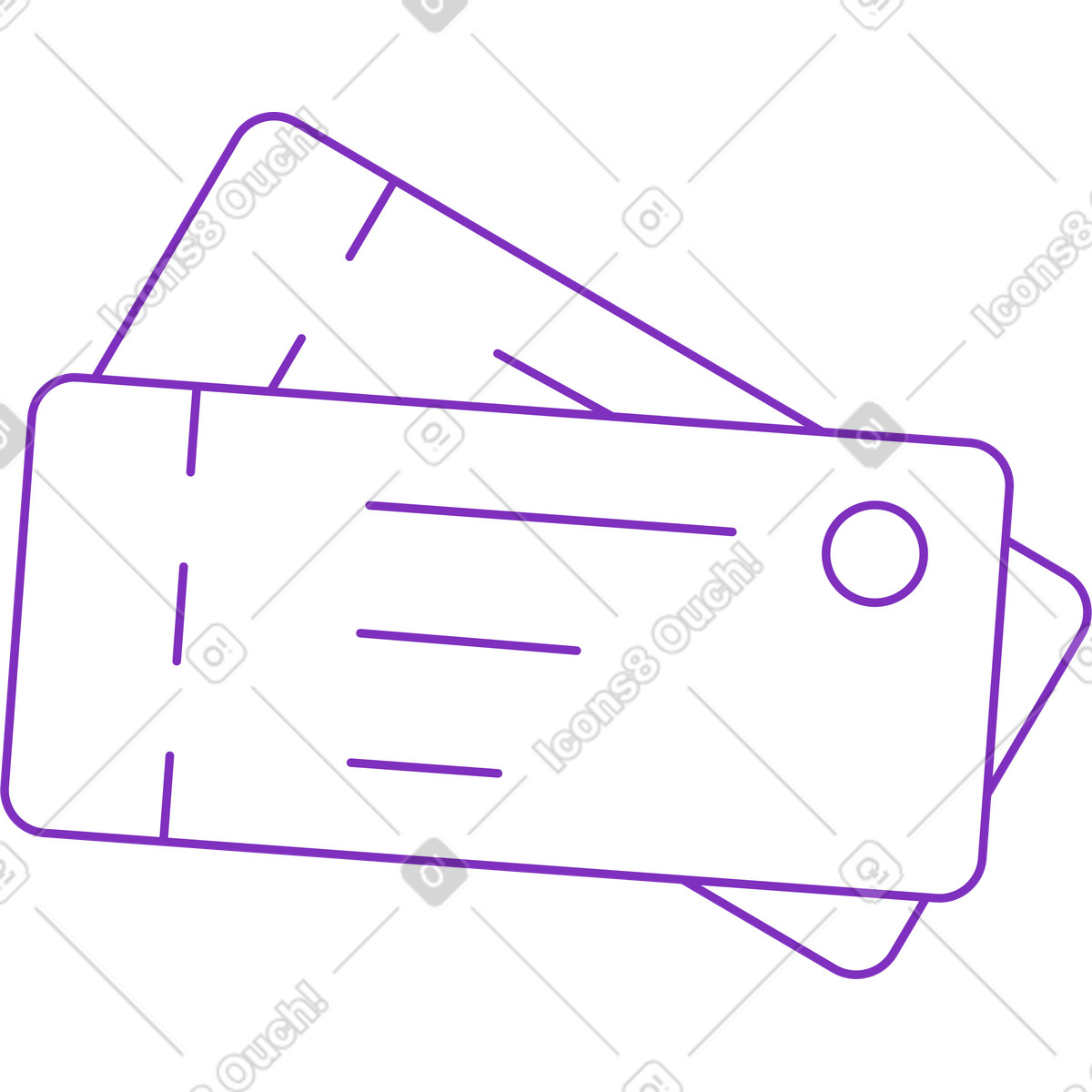 Ilustración Entradas en estilo Elastic a descargar en PNG y SVG