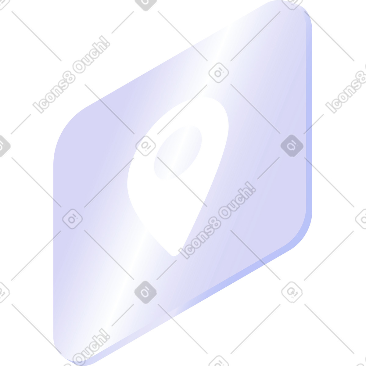 Geolokalisierungsbezeichnung-Illustration im Hi-tech-Stil als Download in PNG, SVG