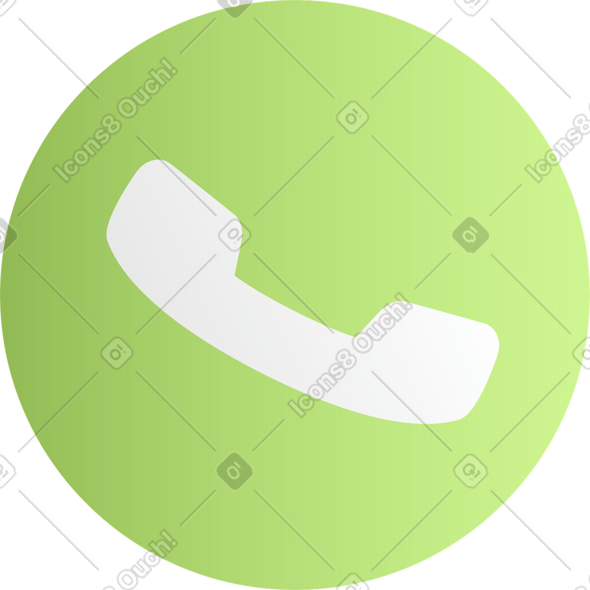 Ilustração de Sinal telefone em no estilo Levels para baixar em PNG, SVG