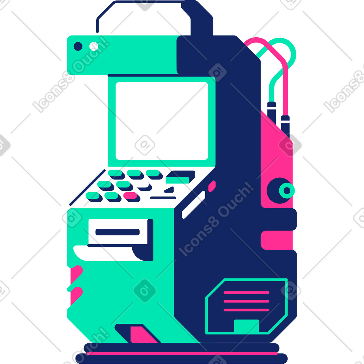 Atm illustration in PNG, SVG