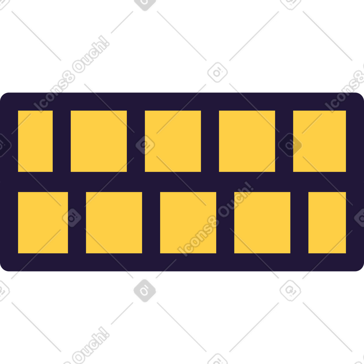 Ilustración Monedas en estilo Conifer a descargar en PNG y SVG