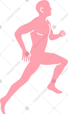 Running man PNG, SVG
