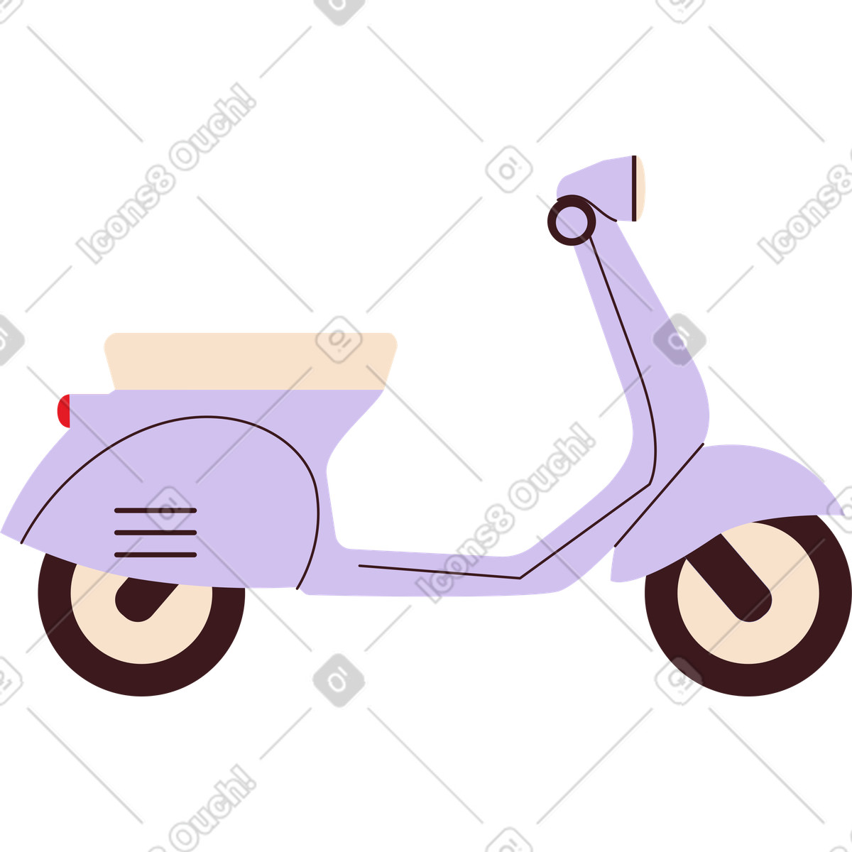 Roller-Illustration im Folks-Stil als Download in PNG, SVG