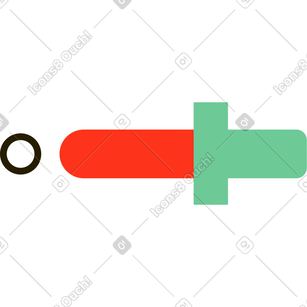 Color picker illustrazione in stile Geom scarica in PNG, SVG