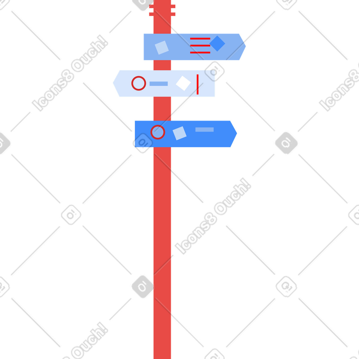 Ilustração de Placa sinalização em no estilo Clip para baixar em PNG, SVG