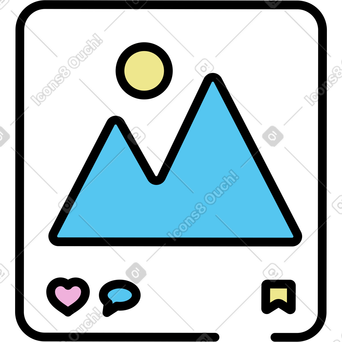 Ilustración Enviar en estilo Mochi a descargar en PNG y SVG