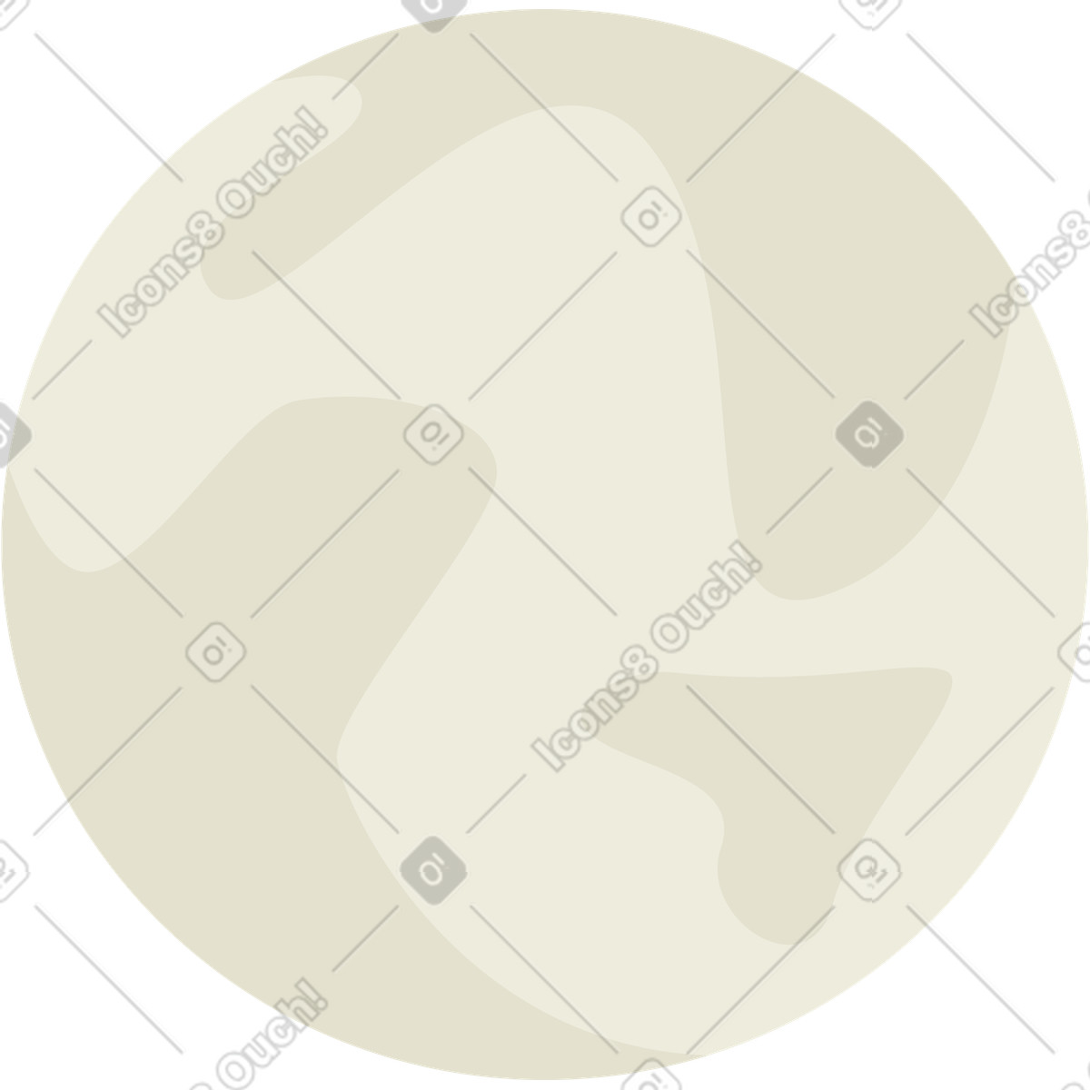 Ilustración Planeta en estilo Social a descargar en PNG y SVG