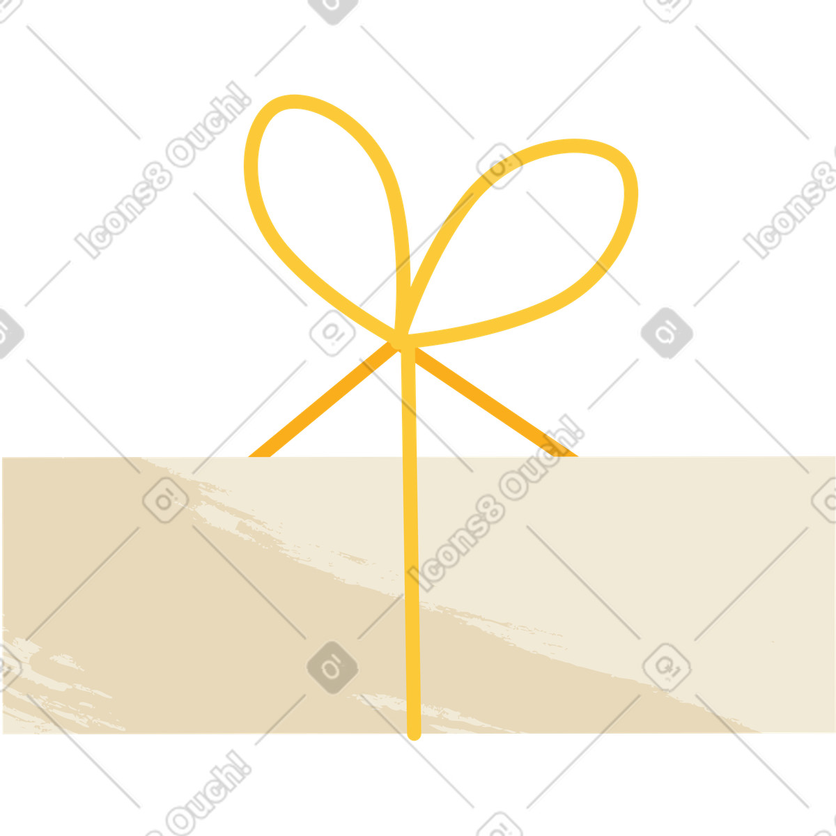 Ilustração de Caixa presente em no estilo Juicy para baixar em PNG, SVG