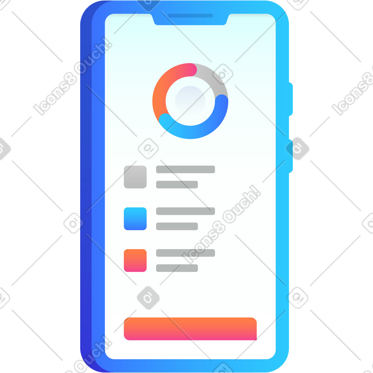 Иллюстрация Телефон в стиле Hugo — скачать в форматах PNG, SVG