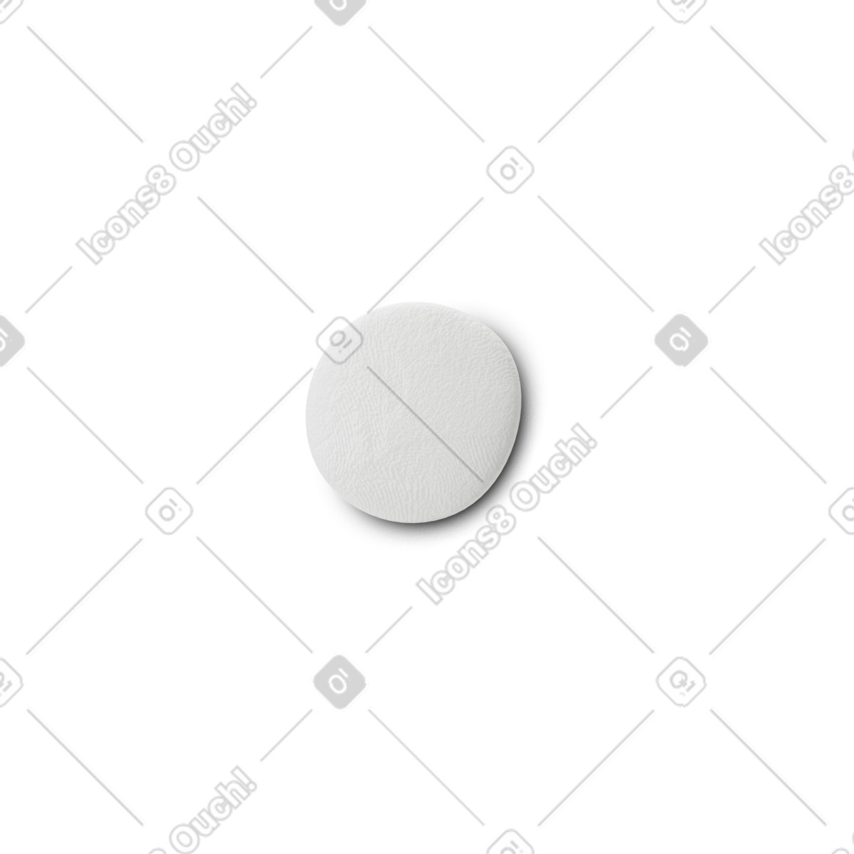 Whites of the eye illustration in 3D Stripy style download in PNG, SVG