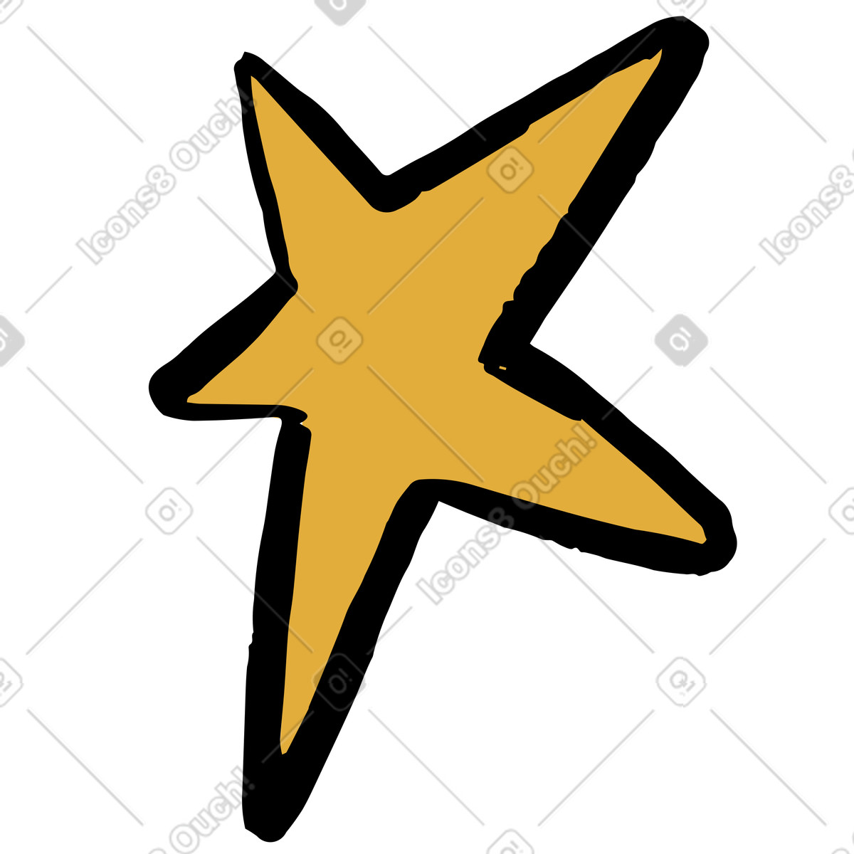 Star illustration sparks clipart on transparent background download PNG image