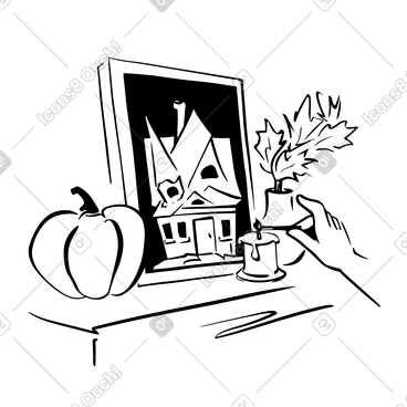 Line Style Vector Illustrations in PNG and SVG