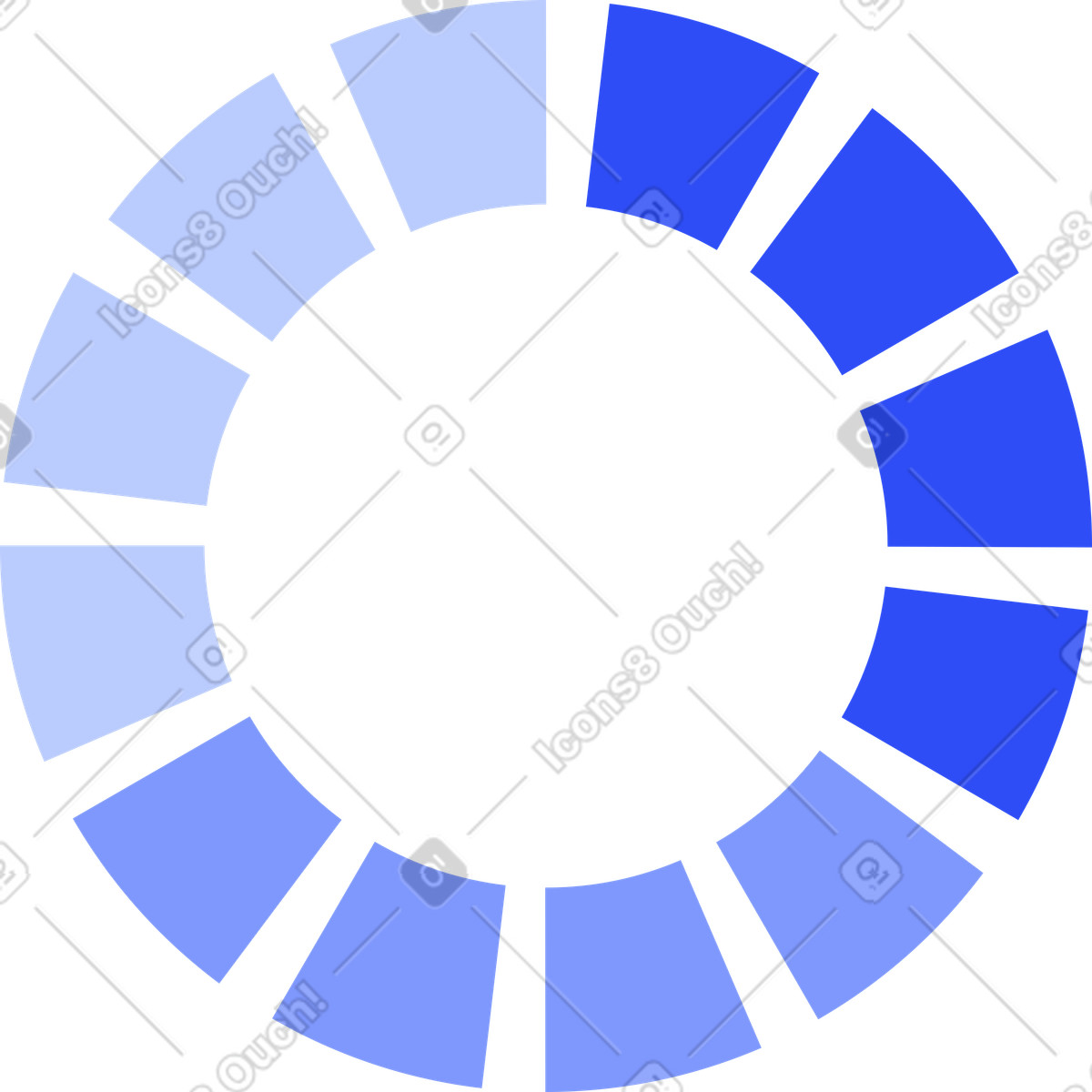 Loading sign illustration in System style download in PNG, SVG
