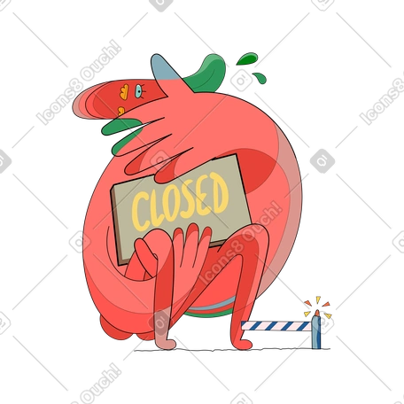 Come back later PNG, SVG