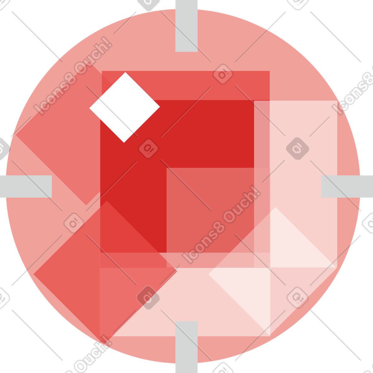 Ilustración Diamante en estilo Clip a descargar en PNG y SVG