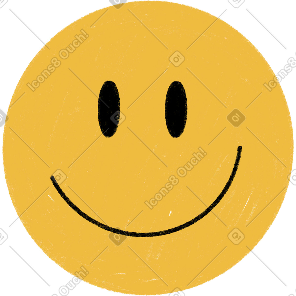 Ilustração de Happy smiley em no estilo Tutti para baixar em PNG, SVG