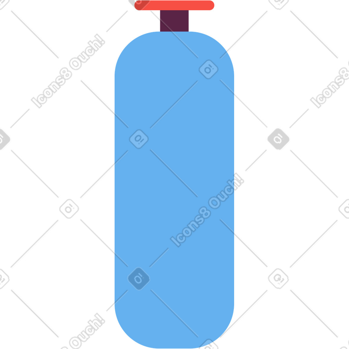 Ilustração de Tanque ar em no estilo Sammy para baixar em PNG, SVG