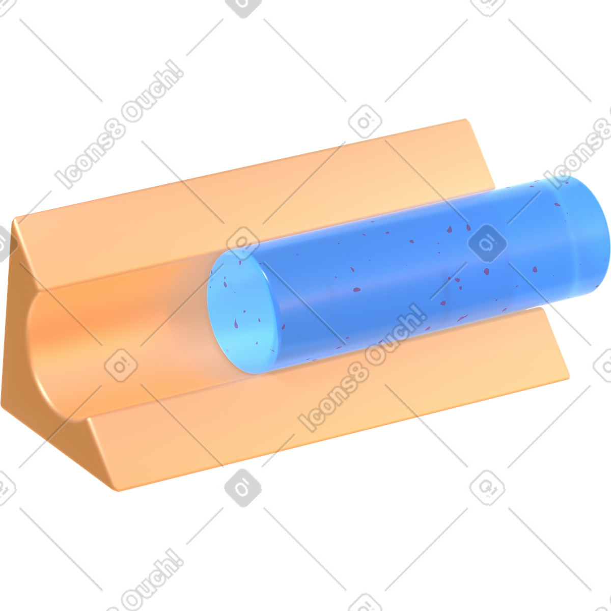 Ilustração de Controle deslizante abstrato em no estilo 3D Glassy para baixar em PNG, SVG