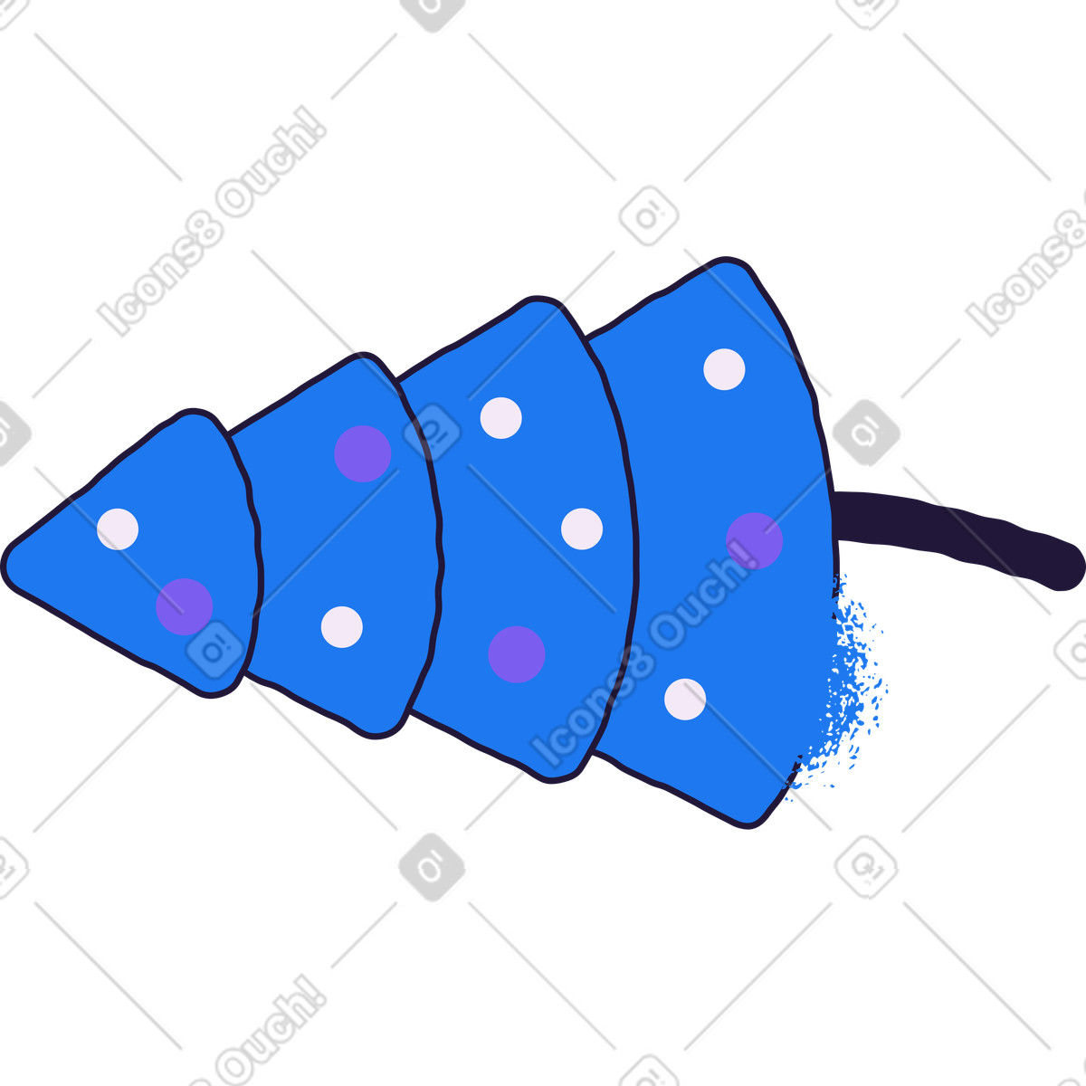 Conifer スタイルの Christmas tree のイラストをPNG、SVG形式でダウンロード