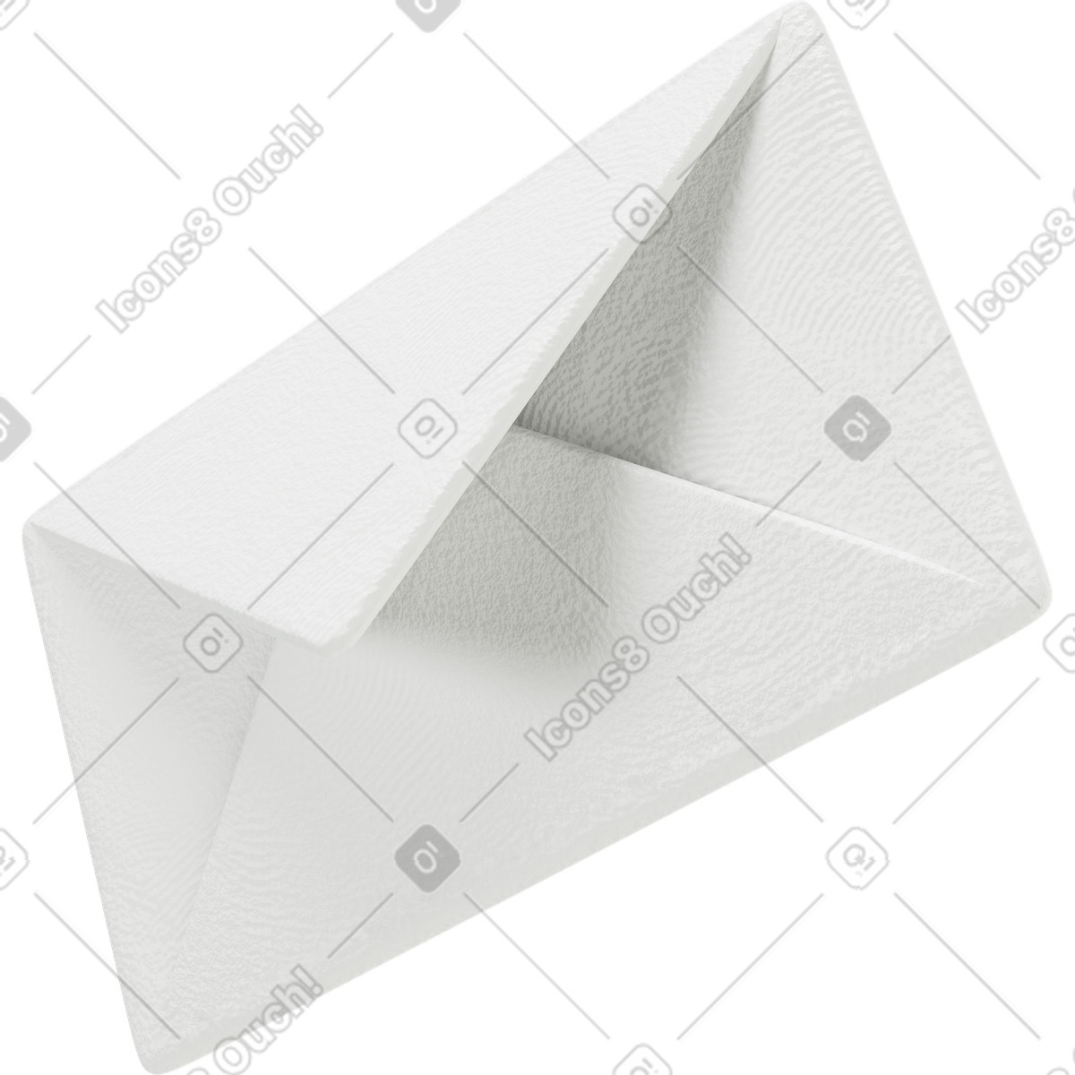 Ilustración Sobre blanco en el aire estilo 3D Stripy a descargar PNG y SVG