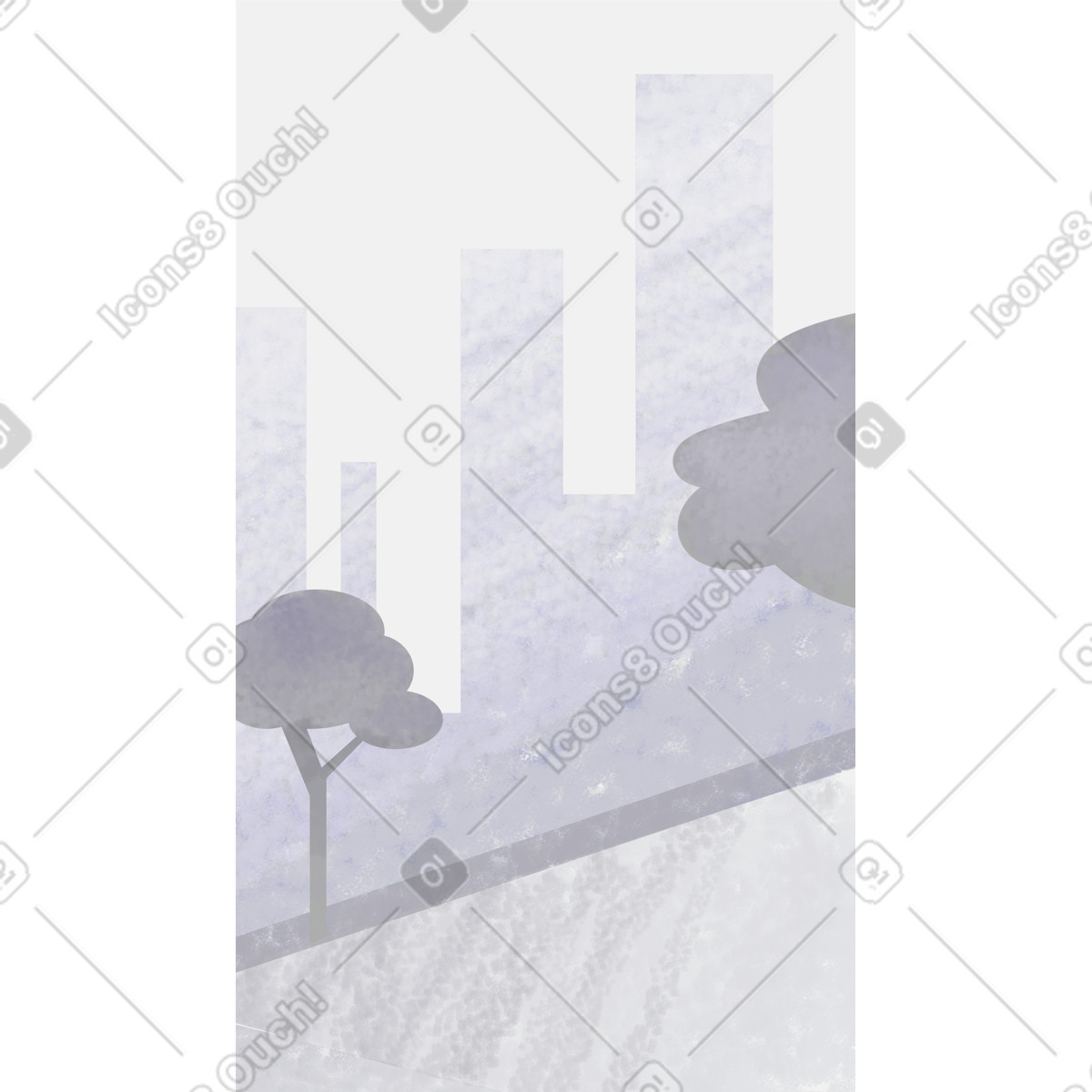 Window view illustration in Family style download in PNG, SVG
