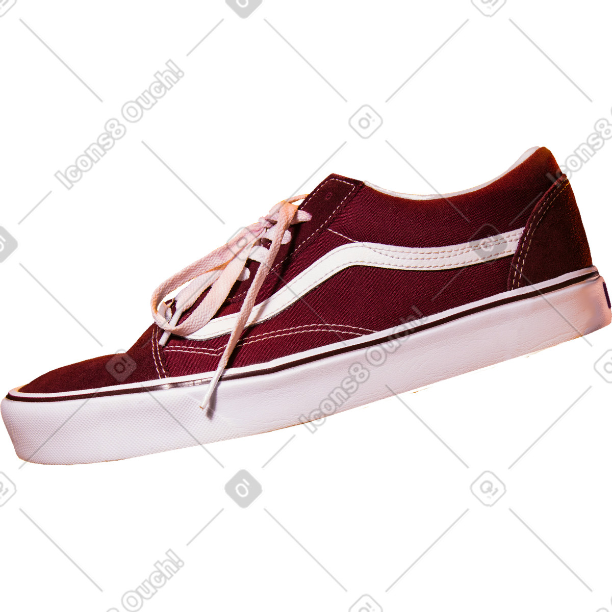 Illustration Sneaker rouge dans le style Marker à télécharger aux formats PNG, SVG