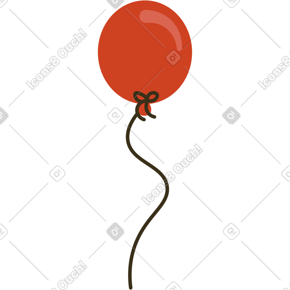下载 Arabica 风格的 气球 插画，支持 PNG、SVG 格式