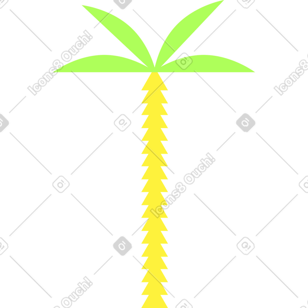 Ilustração de Palma em no estilo Mellow para baixar em PNG, SVG