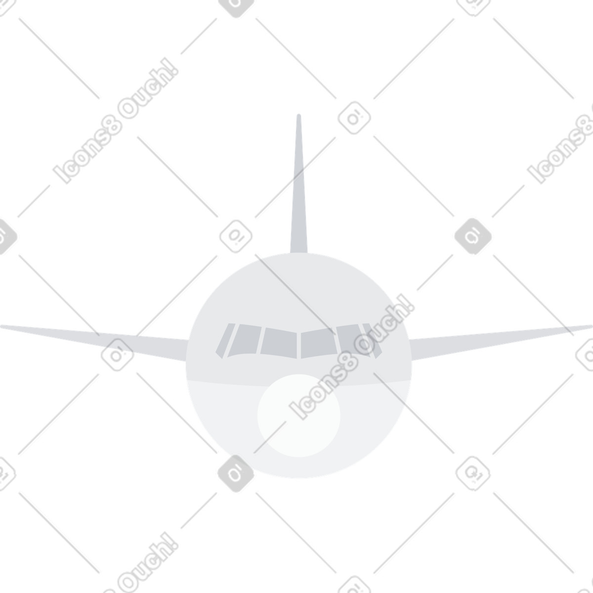 Ilustración Parte del avión en estilo Urban a descargar en PNG y SVG