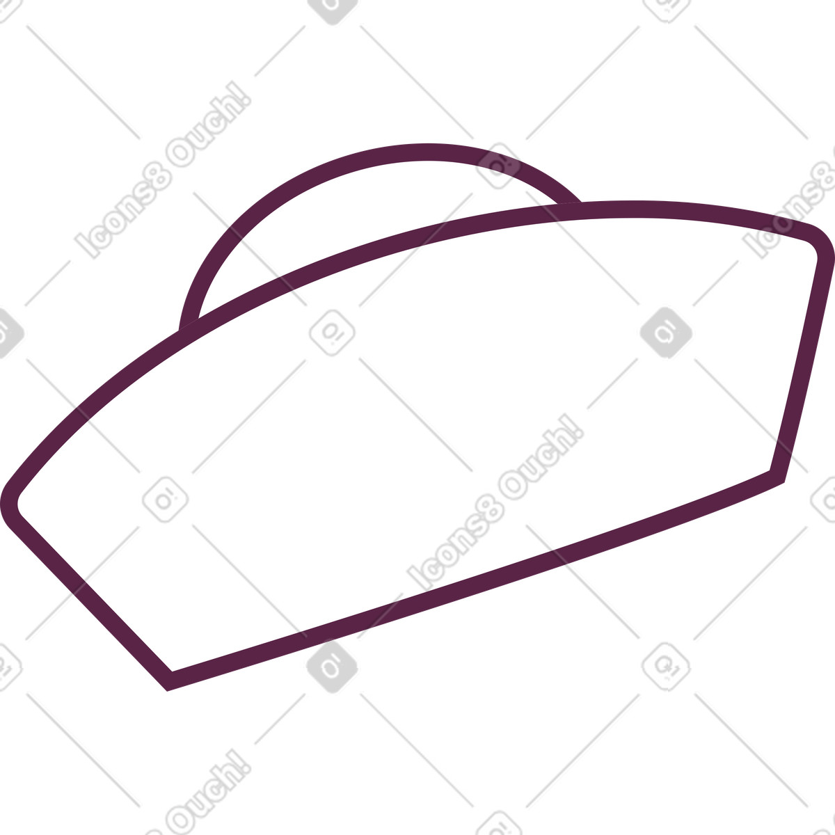Illustration Casquette de marin dans le style Sammy à télécharger aux formats PNG, SVG