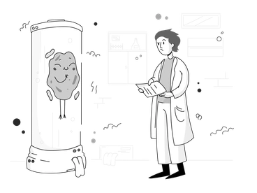 Travailler dans un laboratoire PNG, SVG