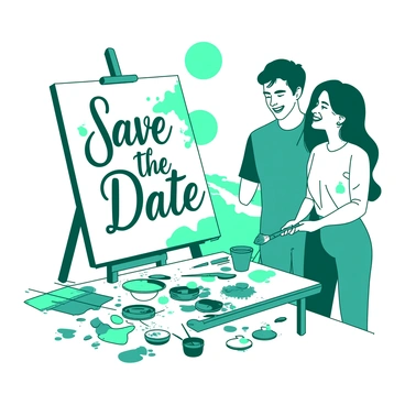 Save date couple