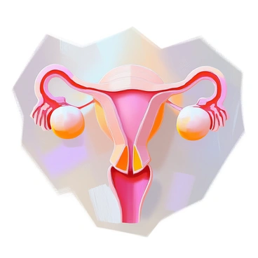 A detailed illustration of the female reproductive system, showcasing the uterus, fallopian tubes, ovaries, and vagina. The structures are depicted with soft lines and gentle curves, incorporating delicate pastel colors like light pink, lavender, and soft yellow. The background is a subtle blend of these colors, enhancing the visibility of the anatomical features. Each component is labeled clearly within the image, maintaining a focus on anatomical accuracy while conveying a sense of softness.