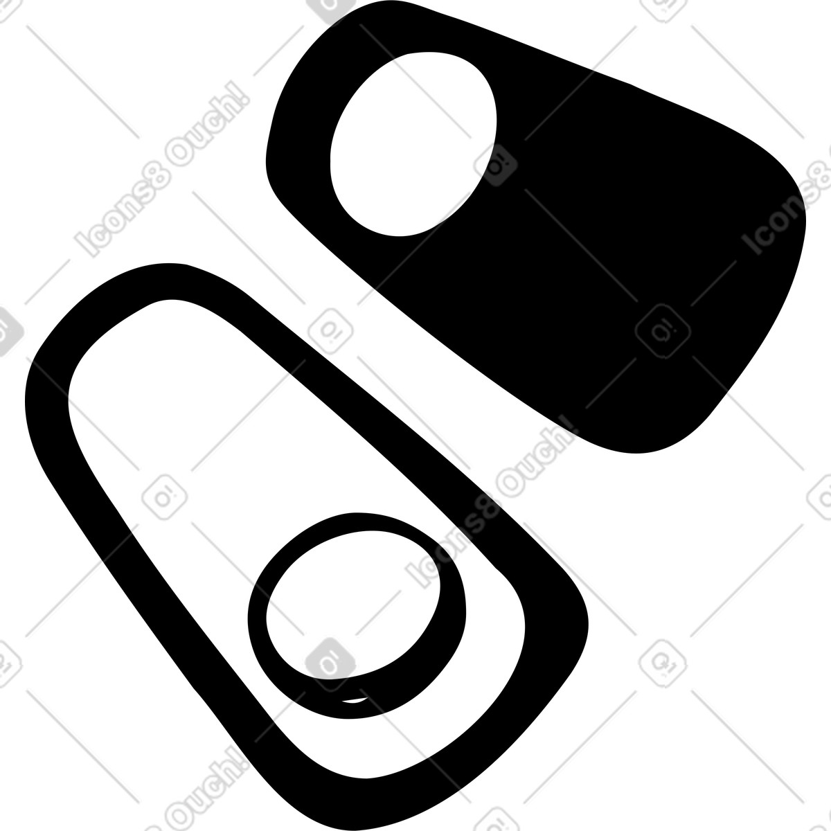 Toggles illustration in Line style download in PNG, SVG