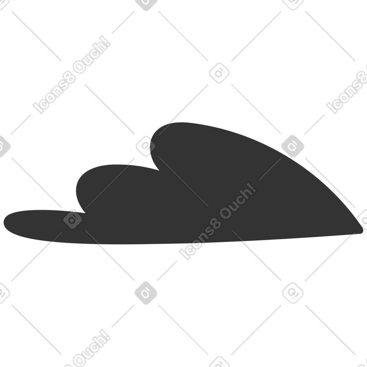 Bush illustration showcasing detailed clipart of greenery in PNG, SVG, GIF