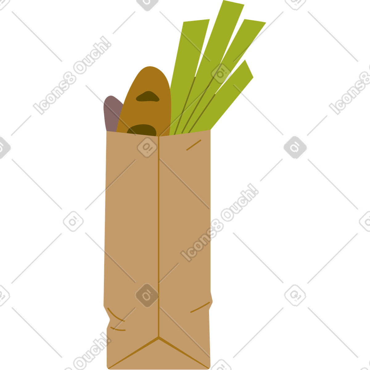Paket mit produkten-Illustration im Woof-Stil als Download in PNG, SVG