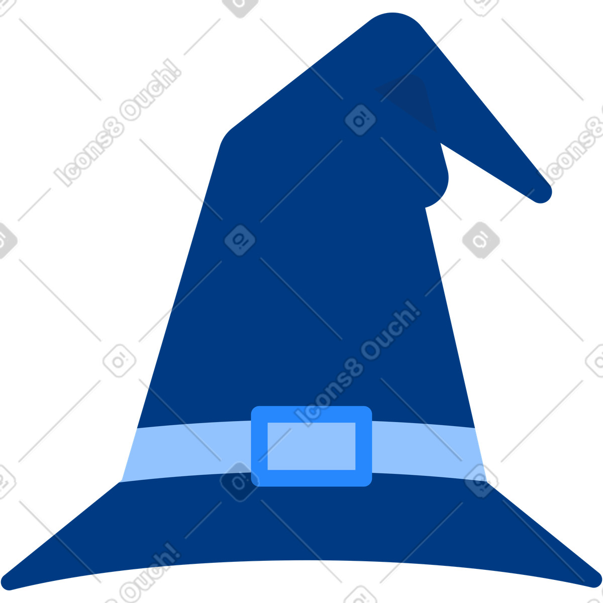 Illustration Chapeau de sorcière dans le style Urban à télécharger aux formats PNG, SVG
