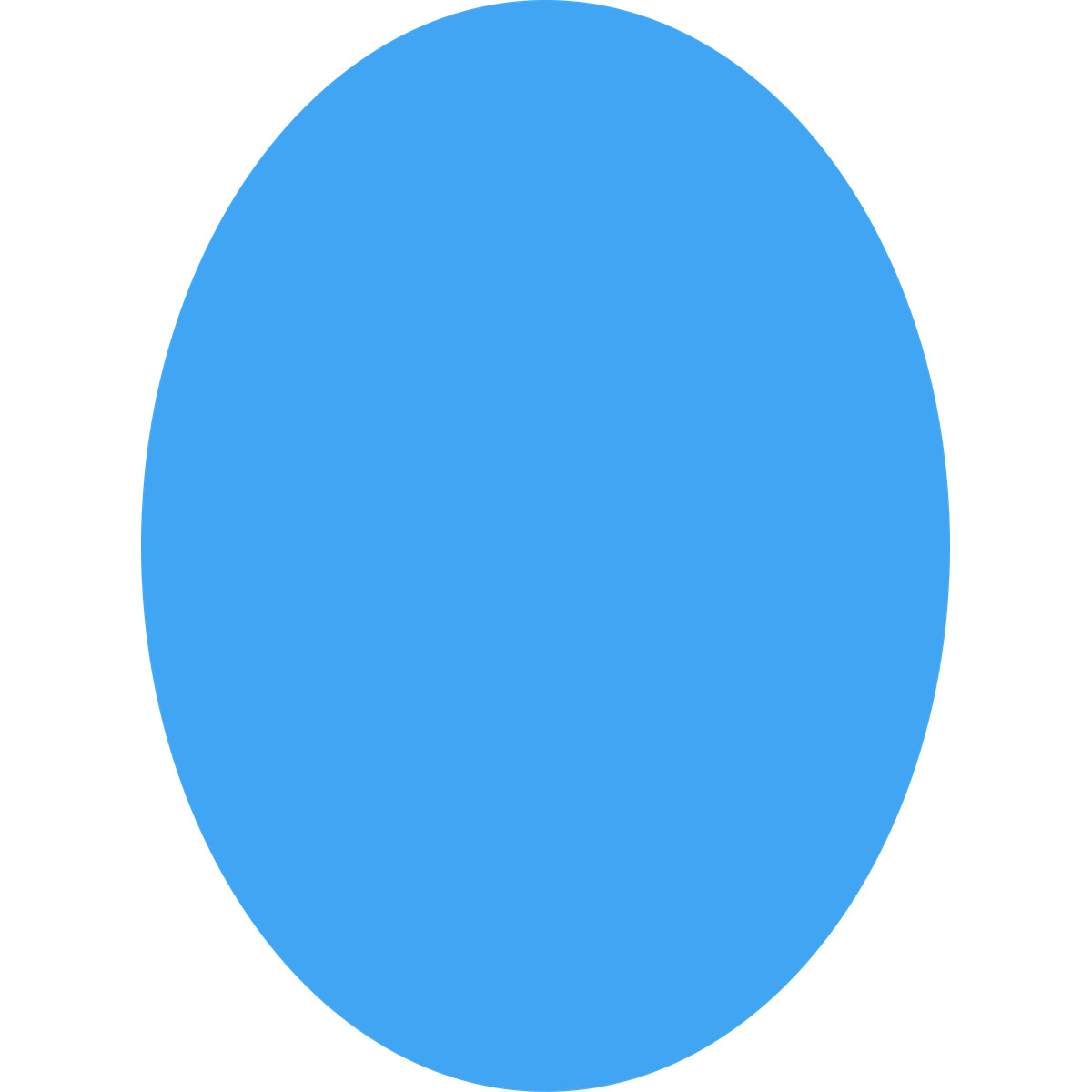 Ellipse blue illustrazione in stile Fogg scarica in PNG, SVG